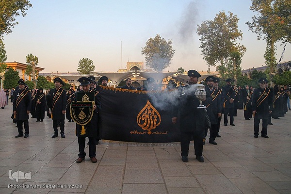 سیاه‌پوشی حرم مطهر حضرت شاهچراغ(ع)