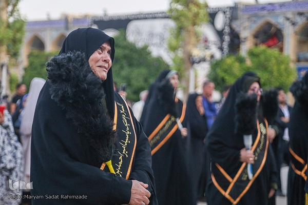 سیاه‌پوشی حرم مطهر حضرت شاهچراغ(ع)