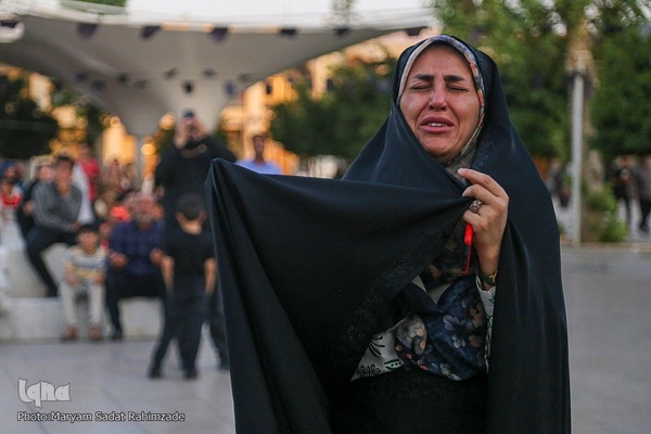 سیاه‌پوشی حرم مطهر حضرت شاهچراغ(ع)