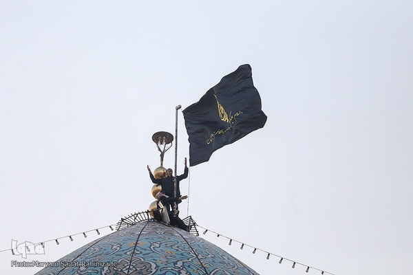 سیاه‌پوشی حرم مطهر حضرت شاهچراغ(ع)