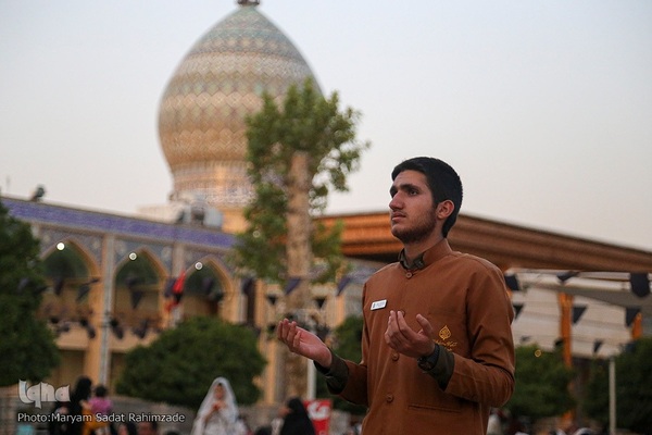 سیاه‌پوشی حرم مطهر حضرت شاهچراغ(ع)