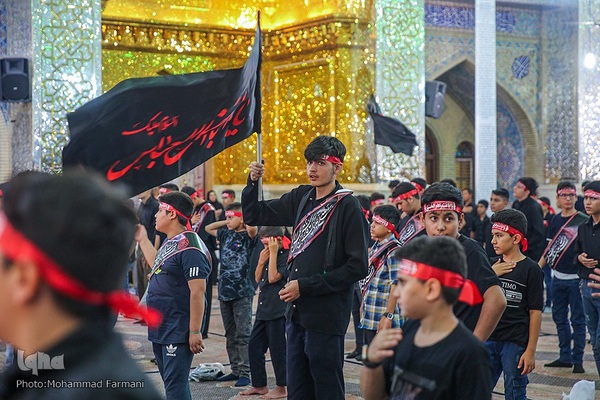 عزاداری اهلی من العسلدر حرم سید علاءالدین