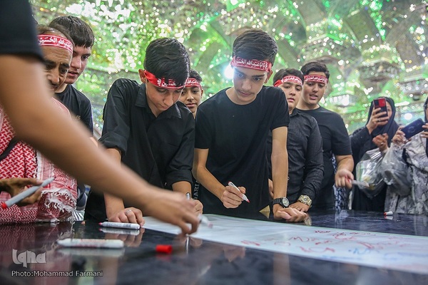 عزاداری اهلی من العسلدر حرم سید علاءالدین