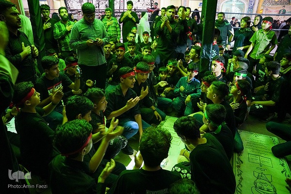 عزاداری نوجوانان به مناسبت روز قاسم‎