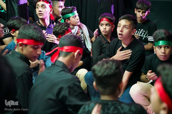 عزاداری نوجوانان به مناسبت روز قاسم‎