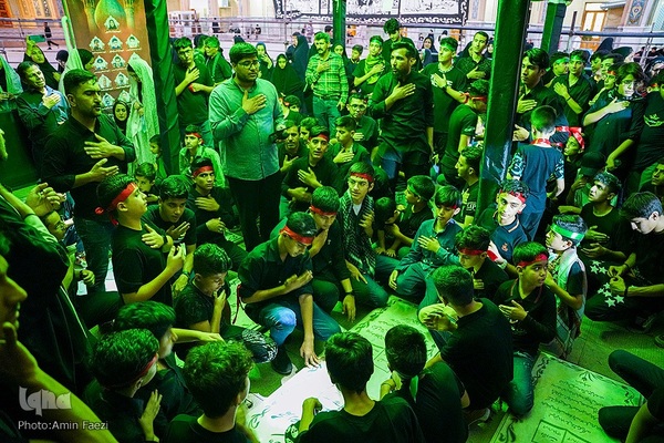 عزاداری نوجوانان به مناسبت روز قاسم‎