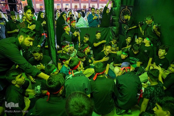 عزاداری نوجوانان به مناسبت روز قاسم‎