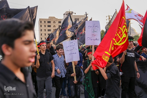 عزاداری نوجوانان به مناسبت روز قاسم‎