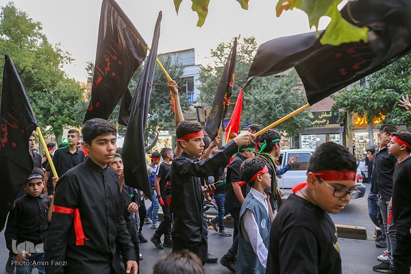 عزاداری نوجوانان به مناسبت روز قاسم‎