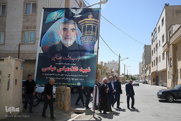 دیدار با خانواده شهید غلام‌عباس عباسی‎