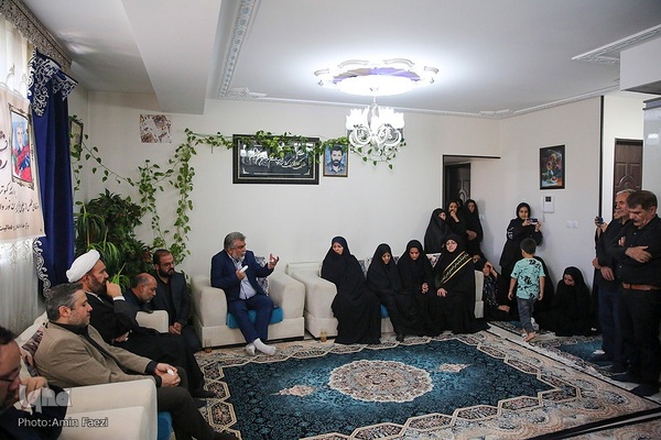 دیدار با خانواده شهید غلام‌عباس عباسی‎