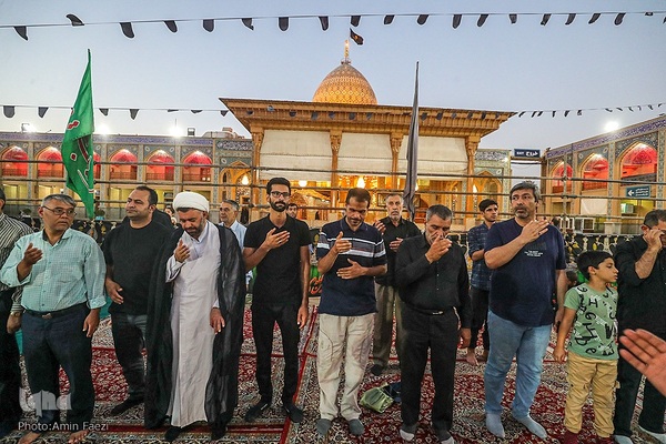 محفل انس با شهدای حرم مطهر حضرت احمدبن موسی علیهماالسلام‎