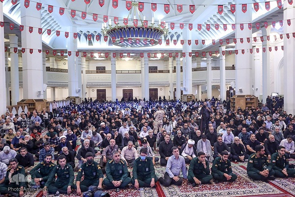 مراسم سوگواری شهادت حضرت رقیه(س) و گرامی‌داشت هفتمین روز شهادت شهدای حرم حضرت احمدبن موسی(ع) در شیراز