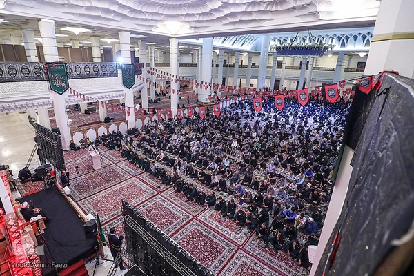 مراسم سوگواری شهادت حضرت رقیه(س) و گرامی‌داشت هفتمین روز شهادت شهدای حرم حضرت احمدبن موسی(ع) در شیراز