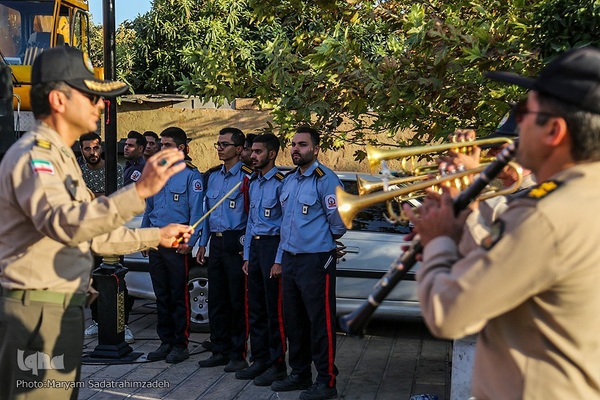 آیین بزرگداشت روز آتش‌نشانی و ایمنی