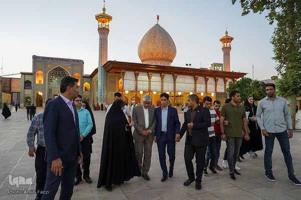 آیین بدرقه ورزشکاران نابینا و‌کم بینای ملی پوش استان فارس