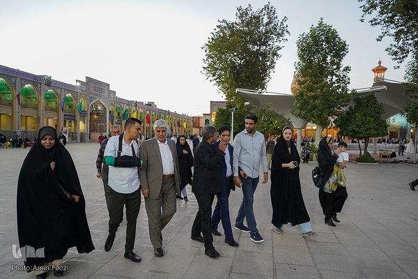 آیین بدرقه ورزشکاران نابینا و‌کم بینای ملی پوش استان فارس