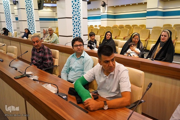 آیین بدرقه ورزشکاران نابینا و‌کم بینای ملی پوش استان فارس