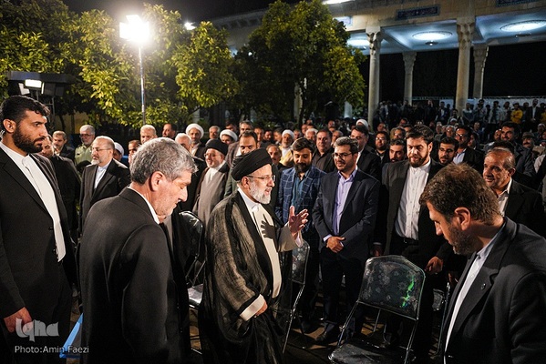 حضور رئیس‌جمهور در حافظیه