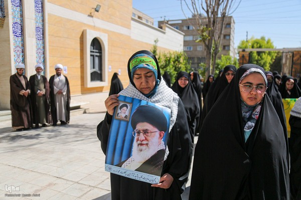 تجمع بانوان حوزوی شیراز در محکومیت جنایات رژیم صهیونیستی