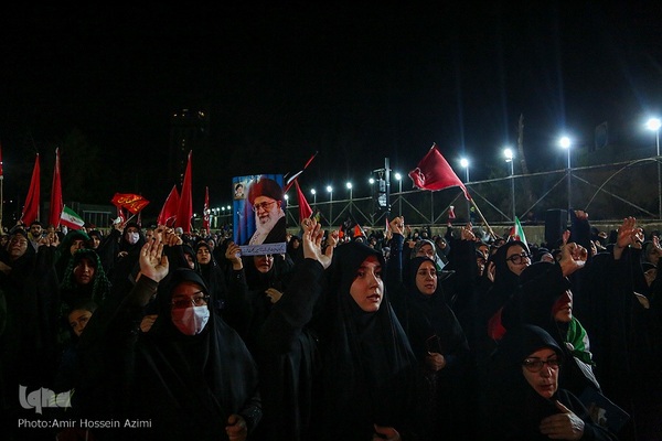 تجمع اعتراض آمیز به جنایات رژیم صهیونیستی امیرحسین عظیمی‎