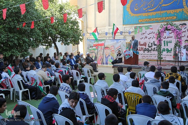 نواختن زنگ روز دانش آموز