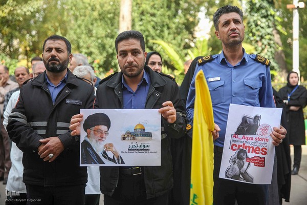 تجمع پرستاران و پزشکان شیراز در حمایت از مردم غزه