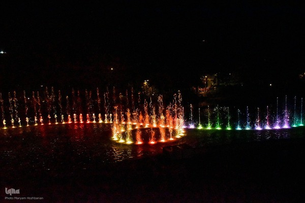 افتتاح آبنمای هوشمند بوستان آزادی شیراز