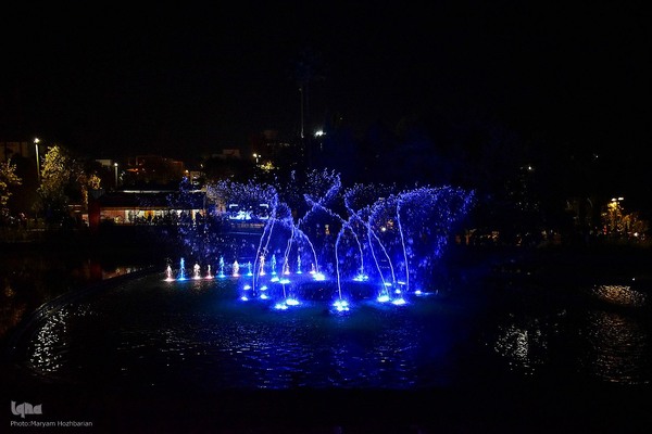 افتتاح آبنمای هوشمند بوستان آزادی شیراز