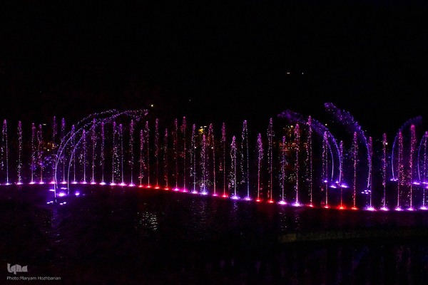 افتتاح آبنمای هوشمند بوستان آزادی شیراز