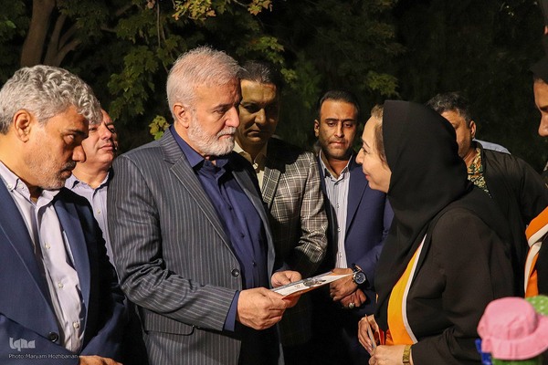 افتتاح آبنمای هوشمند بوستان آزادی شیراز