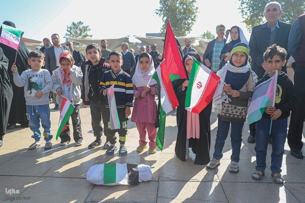 اجتماع حمایت از مردم غزه در شیراز‎