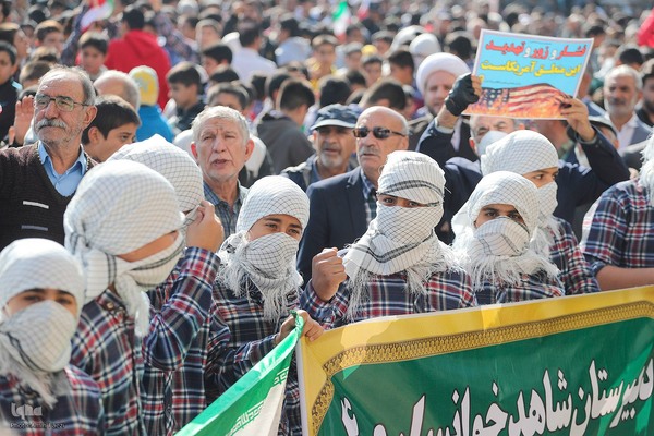 اجتماع حمایت از مردم غزه در شیراز‎