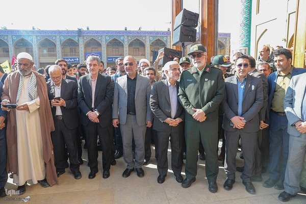 اجتماع حمایت از مردم غزه در شیراز‎