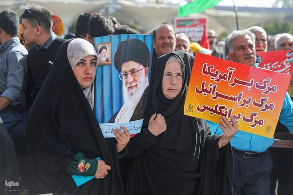 اجتماع حمایت از مردم غزه در شیراز‎