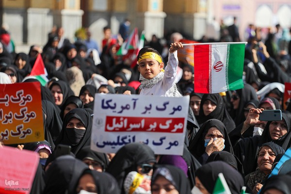 اجتماع حمایت از مردم غزه در شیراز‎