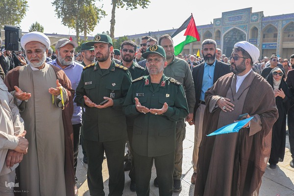 اجتماع حمایت از مردم غزه در شیراز‎