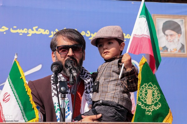 اجتماع حمایت از مردم غزه در شیراز‎