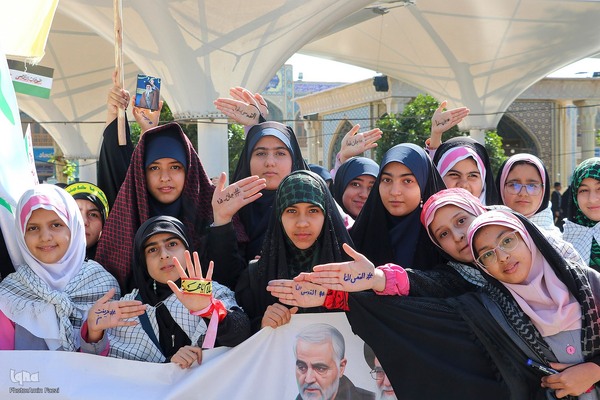 اجتماع حمایت از مردم غزه در شیراز‎