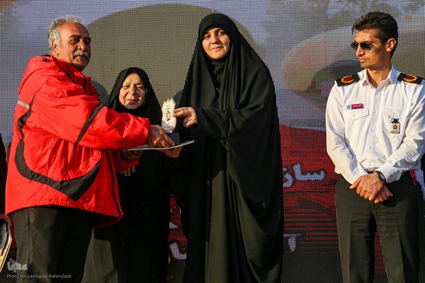 مانور آمادگی و مراسم پاسداشت آتشنشان داوطلب شیراز