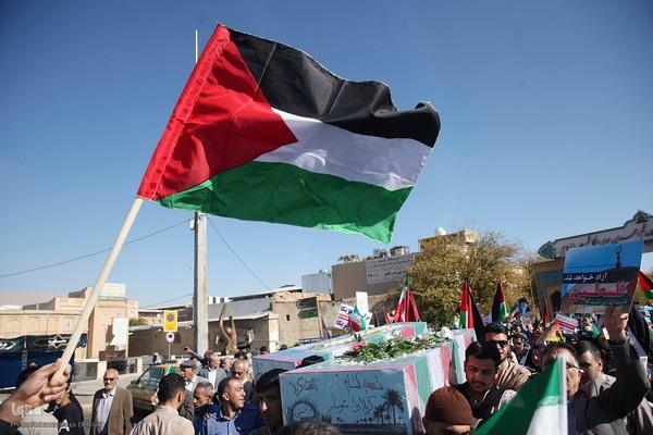 راهپیمایی مردم شیراز در حمایت از مردم مظلوم غزه