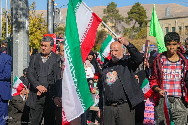 راهپیمایی ۹دی در شیراز