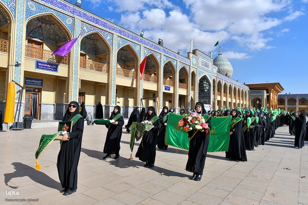 آئین غبارروبی ضریح مطهر حضرت شاهچراغ (ع)