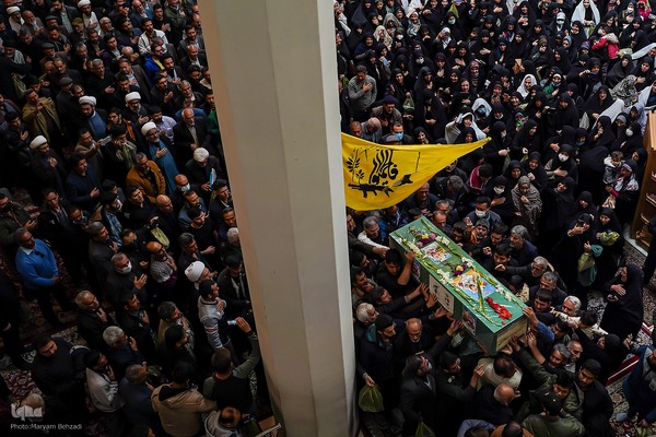 تشییع پیکر شهید مدافع حرم سیدمحمدرضا سادات علوی