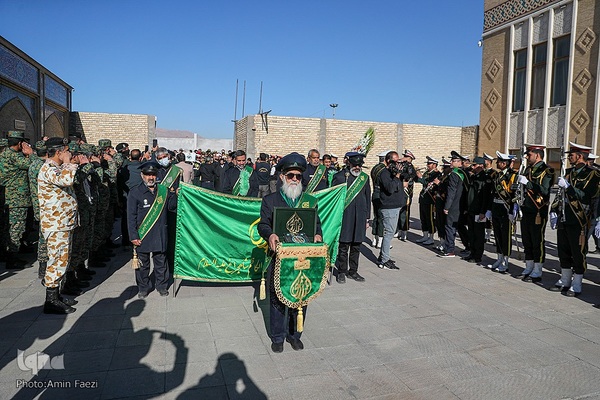 وداع با شهید کوروش بازیار‎