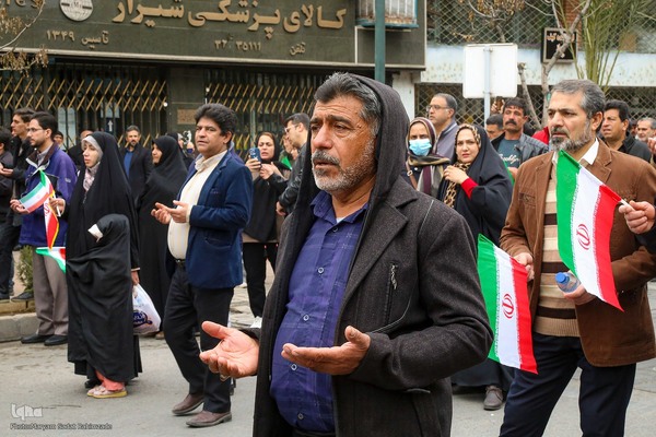 نمایش اقتدار و وحدت ملی در ۲۲بهمن -شیراز