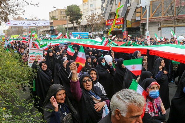 نمایش اقتدار و وحدت ملی در ۲۲بهمن -شیراز