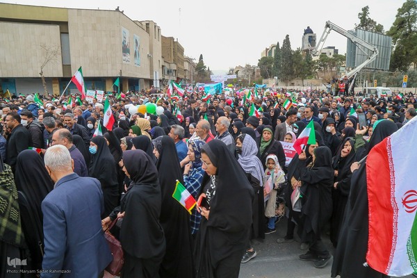 نمایش اقتدار و وحدت ملی در ۲۲بهمن -شیراز