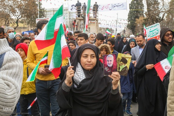 نمایش اقتدار و وحدت ملی در ۲۲بهمن -شیراز