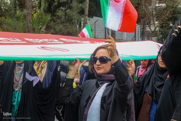 نمایش اقتدار و وحدت ملی در ۲۲بهمن -شیراز
